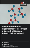 Comportamento di rigonfiamento di idrogel a base di chitosano