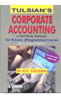 Tulsian's Corporate Accountancy: for B. Com Course