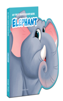 novel books online shopping My First Shaped Board book - Elephant, Die-Cut Animals, Picture Book for Children