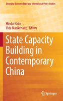 State Capacity Building in Contemporary China