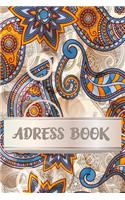 Adress Book With Colorful Artistic Cover