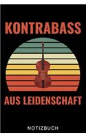 Kontrabass Aus Leidenschaft Notizbuch