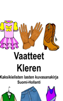 Suomi-Hollanti Vaatteet/Kleren Kaksikielisten lasten kuvasanakirja