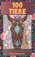 Malbücher für Erwachsene - Realistisches Tier - 100 Tiere