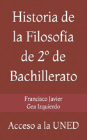 Historia de la Filosofía de 2° de Bachillerato