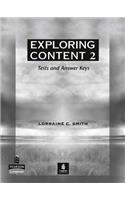 Exploring Content 2: Reading for Academic Success Tests and Answer Keys