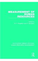 Measurement of Human Resources