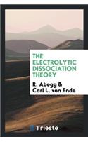 The Electrolytic Dissociation Theory