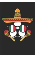 Boston Terrier Notebook 'Cinco De Mayo' - Gift for Boston Terrier Lovers - Boston Terrier Journal