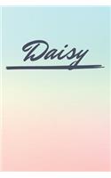 Daisy: Personalized Daisy Journal / Birthday Gift / Greeting Card / Diary Name Gift Alternative