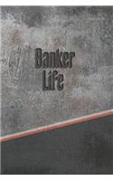 Banker Life: Personalized Isometric Dot Notebook 120 Pages 6x9