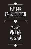 Ich bin Fahrlererin