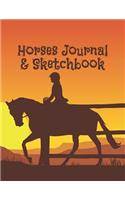 Horses Journal & Sketchbook