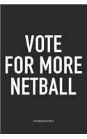 Vote For More Netball