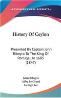 History Of Ceylon