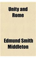 Unity and Rome