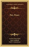 Pax, Peace