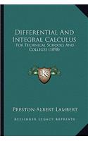 Differential and Integral Calculus