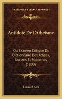 Antidote De L'Atheisme