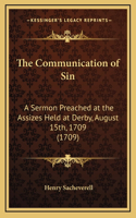 The Communication of Sin