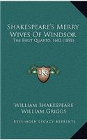 Shakespeare's Merry Wives Of Windsor