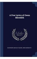 Few Lyrics of Owen Meredith