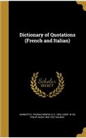 Dictionary of Quotations (French and Italian)