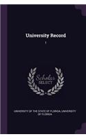 University Record: 1