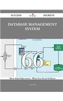 Database Management System 66 Success Secrets - 66 Most Asked Questions on Database Management System - What You Need to Know