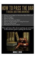 How to Pass the Bar