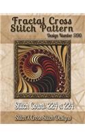 Fractal Cross Stitch Pattern: Design No. 5190