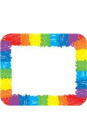 Rainbow Name Tags: Kid-Drawn