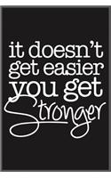 it doesn't get easier