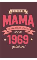 Die Beste Mama wurde 1969 geboren: Wochenkalender 2020 mit Jahres- und Monatsübersicht und Tracking von Gewohnheiten - Terminplaner - ca. Din A5