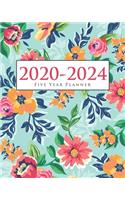 2020-2024 Five Year Planner: (January 2020 to December 2024) - Weekly and Monthly Planner