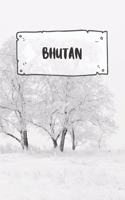 Bhutan: Ruled Travel Diary Notebook or Journey Journal - Lined Trip Pocketbook for Men and Women with Lines