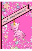 My Unicorn Journal - Cute Sparkly Journal