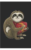 Christmas Animal - Sloth: Dotted Bullet Journal (6 X 9 -120 Pages) - Christmas Gift and Holiday Planner For Women, Men, Teens And Kids