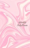 2019 - 2020 Daily Planner: Pink & White Marble Holographic Cover Full Year Agenda January 2019 - December 2019 Daily Plan Datebook Calendar Schedule & Goal Organizer