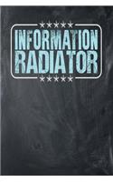 Information Radiator: Chalkboard, Light Blue Design, Blank College Ruled Line Paper Journal Notebook for Project Managers and Their Families. (Agile and Scrum 6 x 9 inch 