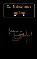 Car Maintenance Log Book