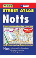 Philip's Street Atlas Nottinghamshire: (Philip's Street Atlases)