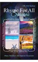 Rhyme for All Seasons