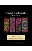 Fractal Bookmarks Vol. 12: Large Print cross stitch pattern