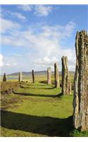 Ring of Brodgar Stone Circle Scotland Journal: 150 Page Lined Notebook/Diary
