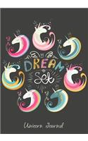 Unicorn Journal: Unicorn Notebook, Unicorn Journal, Inspirational Journal & Doodle Diary, Unicorn Diary to Write and Draw In, Composition Notebook -7x10in100 Pages(1 Unicorn Notebook)
