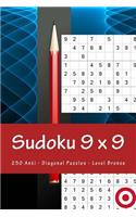 Sudoku 9 X 9 - 250 Anti - Diagonal Puzzles - Level Bronze