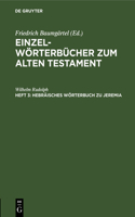 Hebräisches Wörterbuch Zu Jeremia