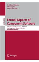 Formal Aspects of Component Software