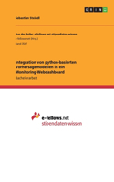 Integration von python-basierten Vorhersagemodellen in ein Monitoring-Webdashboard